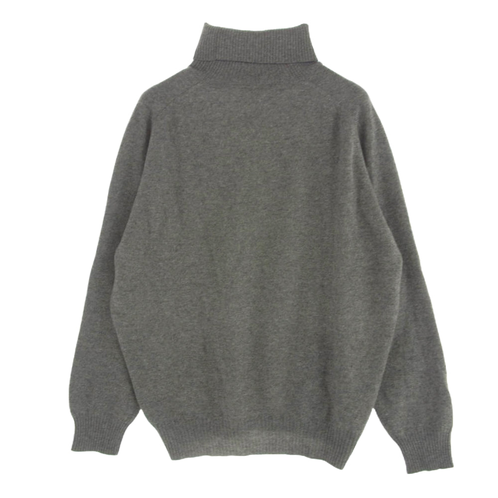 Brunello Cucinelli ブルネロクチネリ カシミヤ混ウール タートル ネック ニット グレー系【中古】
