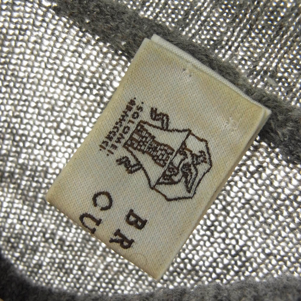 Brunello Cucinelli ブルネロクチネリ カシミヤ混ウール タートル ネック ニット グレー系【中古】