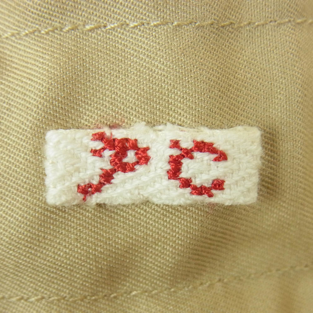 PORTER CLASSIC ポータークラシック PC-027-1820-50-05 GABARDINE WIDE PANTS ギャバジン ワイド パンツ ベージュ系 KHAKI L【新古品】【未使用】【中古】