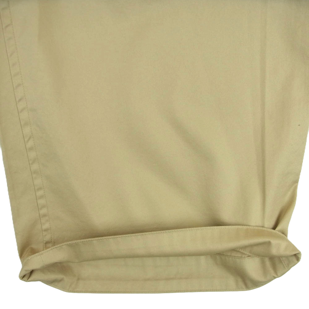 PORTER CLASSIC ポータークラシック PC-027-1820-50-05 GABARDINE WIDE PANTS ギャバジン ワイド パンツ ベージュ系 KHAKI L【新古品】【未使用】【中古】