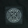 PORTER CLASSIC ポータークラシック PC-035-2138-10-05 POPLIN GENE KELLY PANTS ポプリン ワイド パンツ ブラック系 L【新古品】【未使用】【中古】