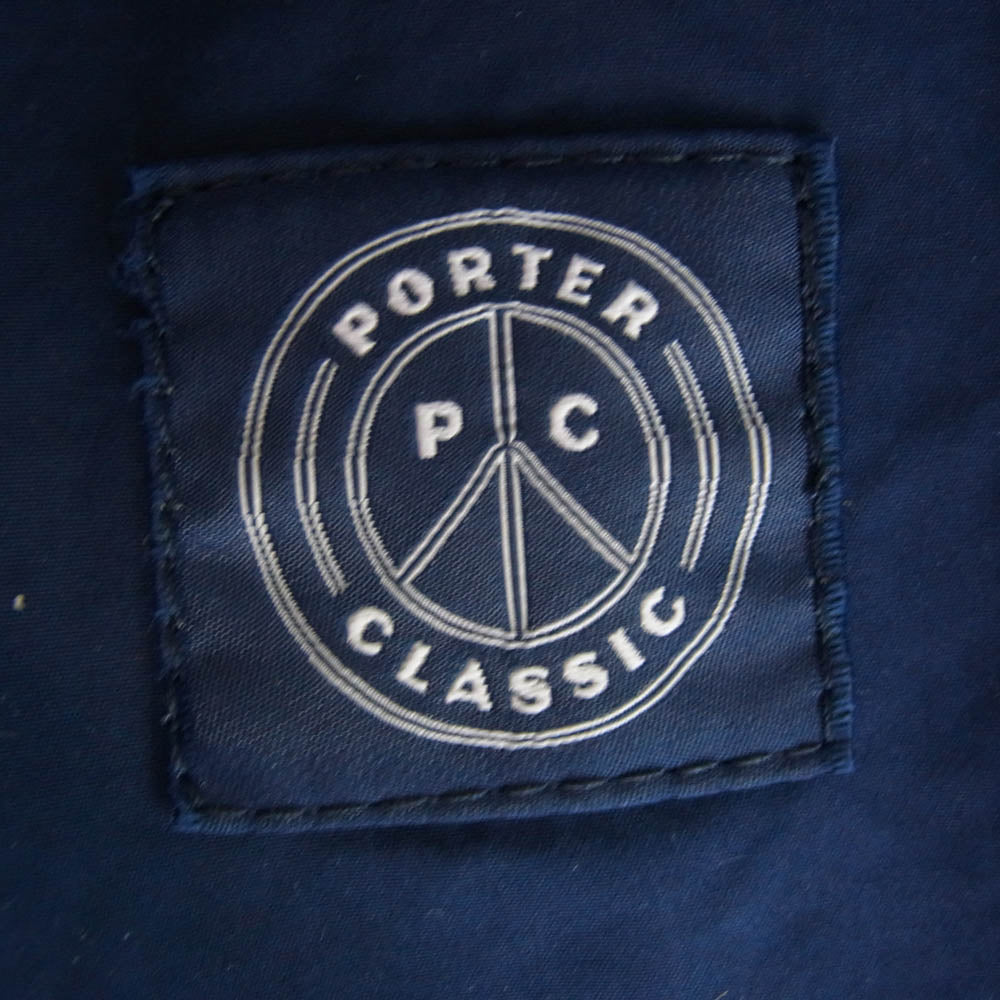 PORTER CLASSIC ポータークラシック PC-026-2132-41-4 WEATHER WORK COAT ウェザー ワーク コート シャツ ジャケット ネイビー系 4【新古品】【未使用】【中古】