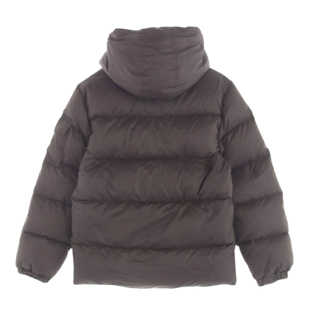 MONCLER モンクレール 41311-50-68959 国内正規品 茶タグ ペッパージャパンタグ 着脱可能フード付き ショート ダウンジャケット ブラウン系 00【中古】