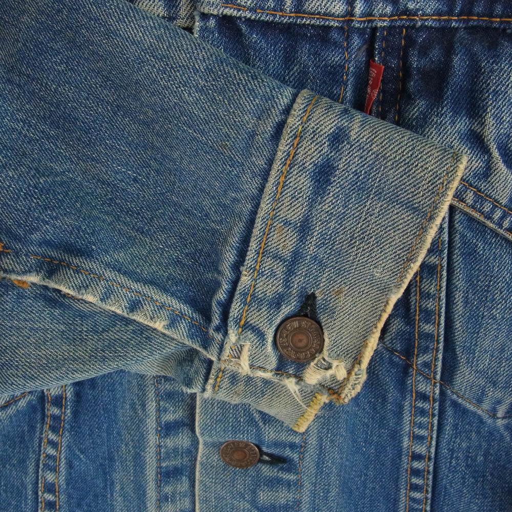 Levi's リーバイス 70s 70505 4th デニム ジャケット BIG E ボタン裏刻印529 インディゴブルー系 サイズ不明【中古】
