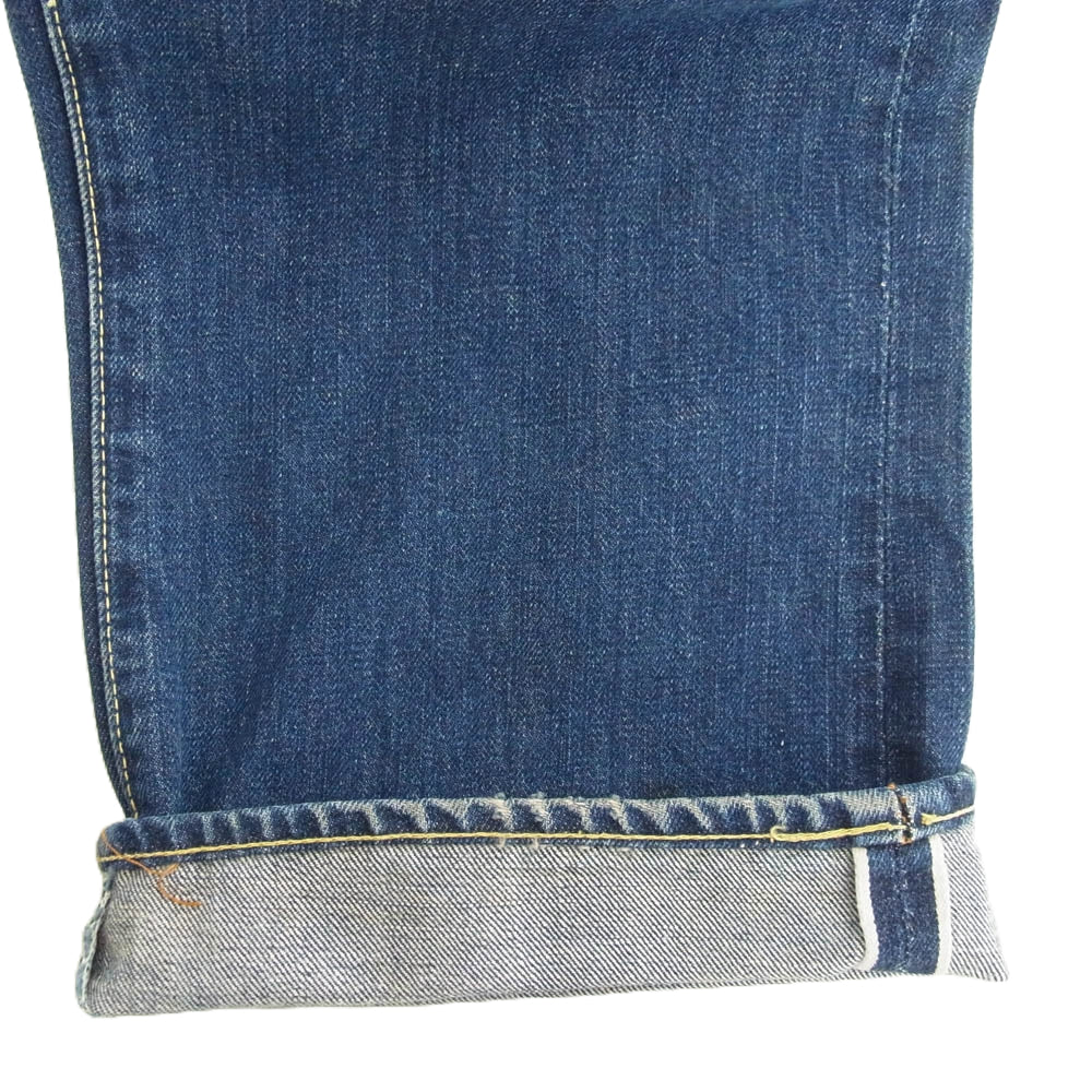 Levi's リーバイス 70s 501 ストレート デニム パンツ ボタンフライ 66 両面タブ BIG E 後期 セルビッチ 不均等V ボタン裏刻印6 インディゴブルー系【中古】