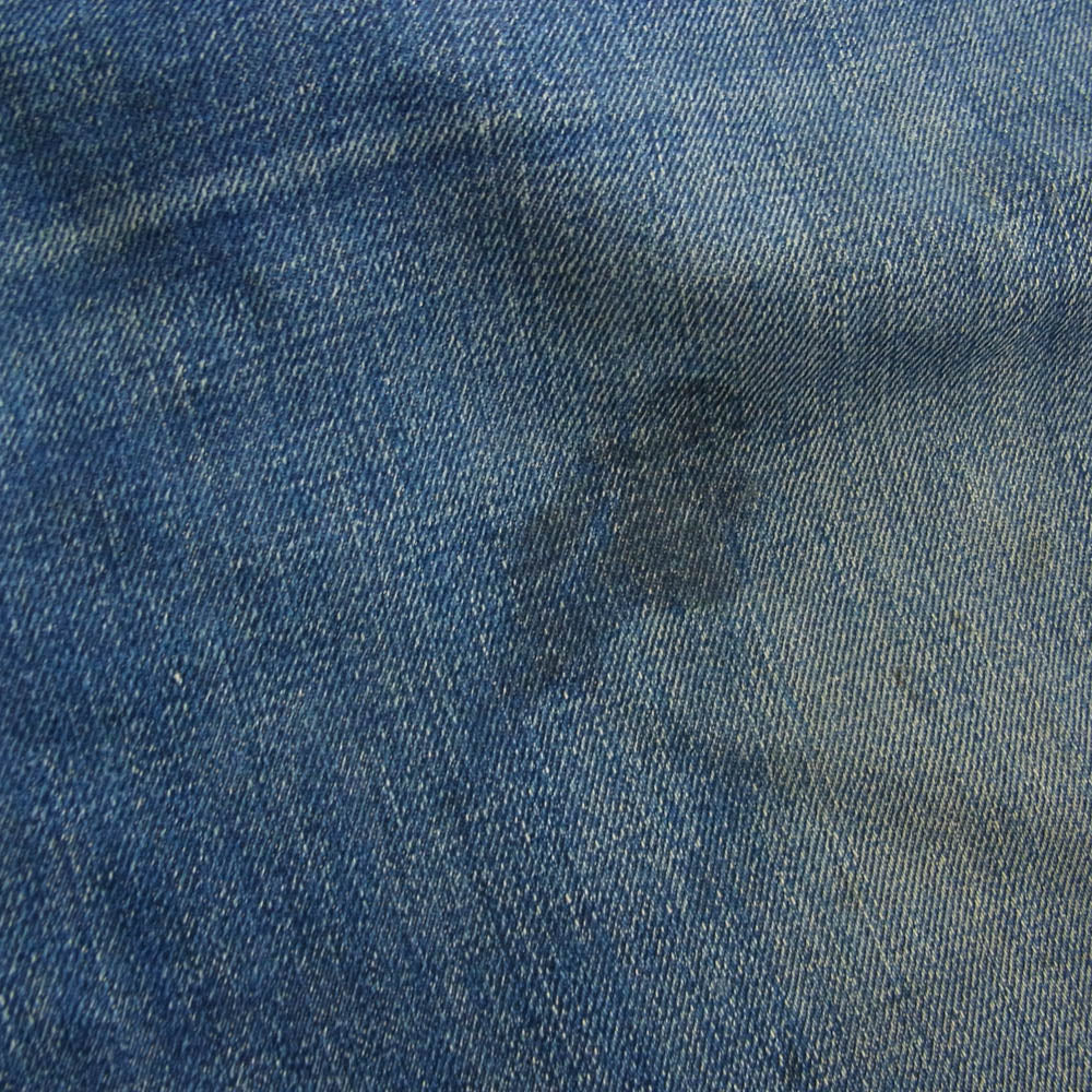 Levi's リーバイス 70s 501 ストレート デニム パンツ ボタンフライ 66 両面タブ BIG E 後期 セルビッチ 不均等V ボタン裏刻印6 インディゴブルー系【中古】