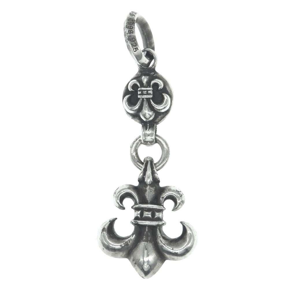 CHROME HEARTS クロムハーツ（原本無） 1BALL BS FLEUR 1ボール BSフレア チャーム ペンダントトップ シルバー系【中古】