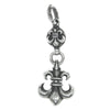 CHROME HEARTS クロムハーツ（原本無） 1BALL BS FLEUR 1ボール BSフレア チャーム ペンダントトップ シルバー系【中古】