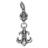 CHROME HEARTS クロムハーツ（原本無） 1BALL BS FLEUR 1ボール BSフレア チャーム ペンダントトップ シルバー系【中古】