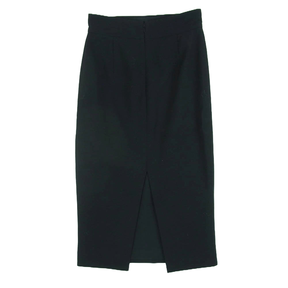 GUCCI グッチ 332208 ウール スカート イタリア製 ブラック系 36【中古】