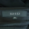 GUCCI グッチ 332208 ウール スカート イタリア製 ブラック系 36【中古】