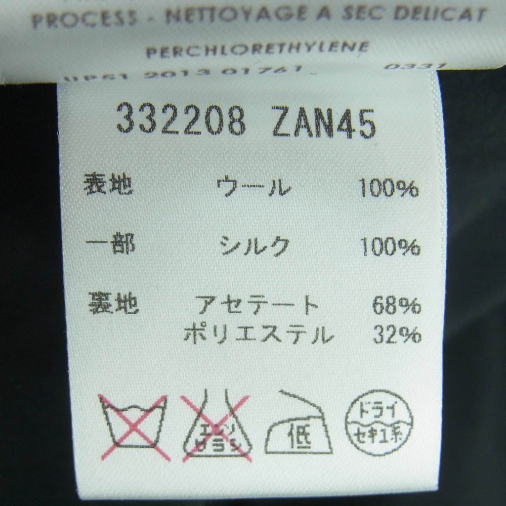 GUCCI グッチ 332208 ウール スカート イタリア製 ブラック系 36【中古】