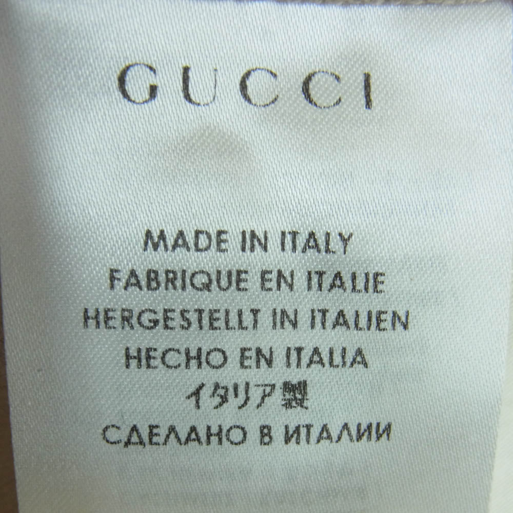 GUCCI グッチ 358462 カシミア混 ウール パンツ イタリア製 ベージュ系 36【中古】