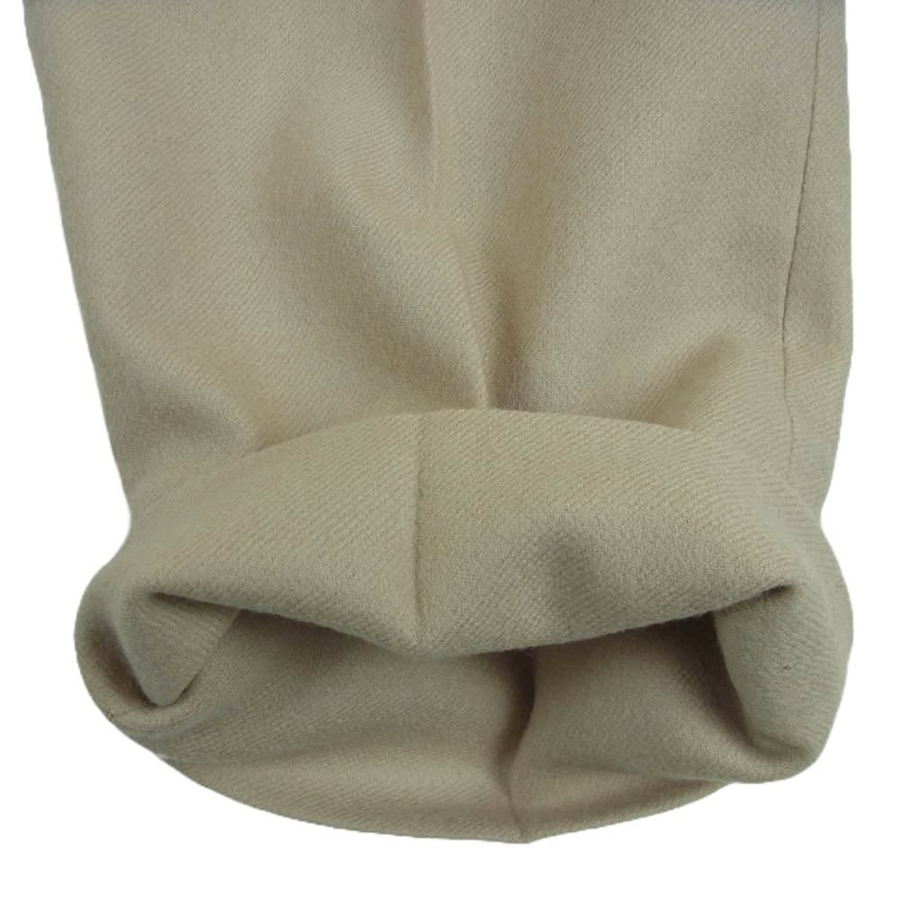 GUCCI グッチ 358462 カシミア混 ウール パンツ イタリア製 ベージュ系 36【中古】