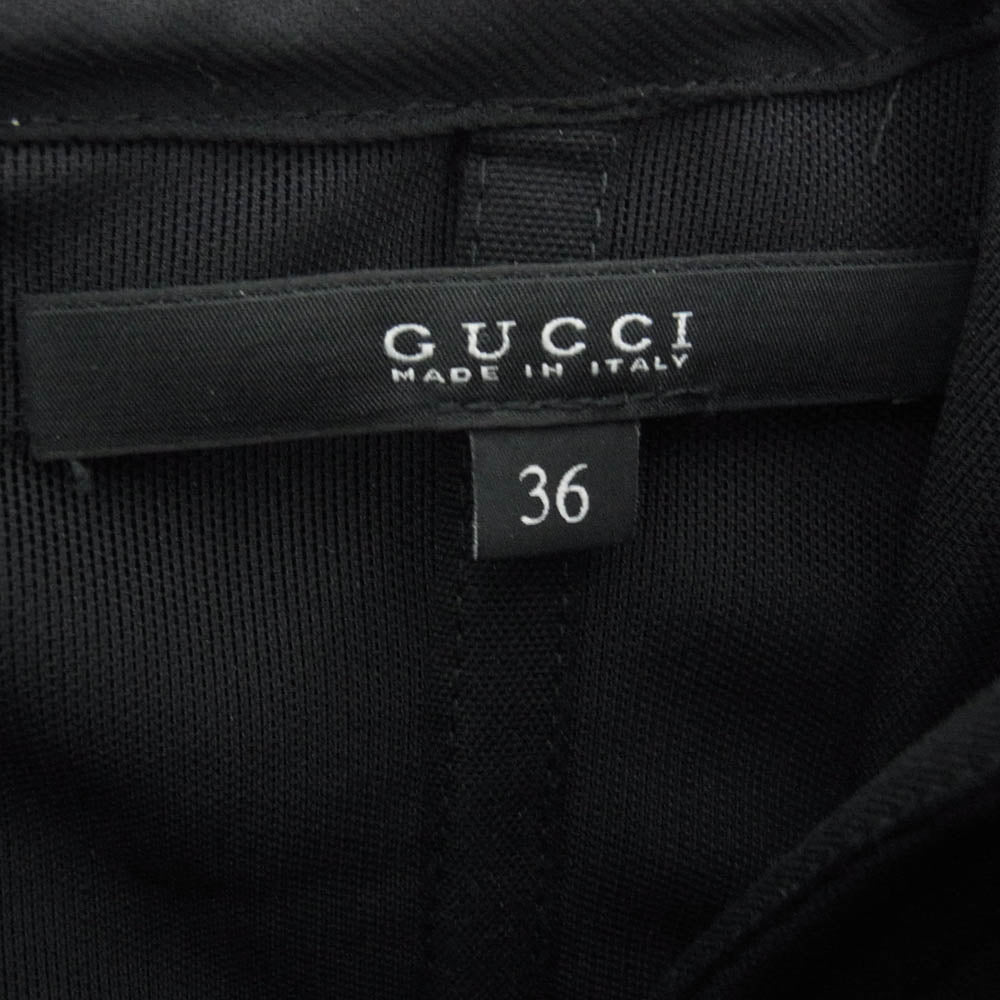 GUCCI グッチ 324261 レーヨン ワンピース ドレス ブラック系 36【中古】