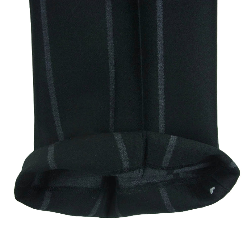 GUCCI / ボトム/42/ウール/BLK/ストライプ/357355 GUCCI グッチ 357355 シルク混 ウール ストライプ パンツ イタリア製