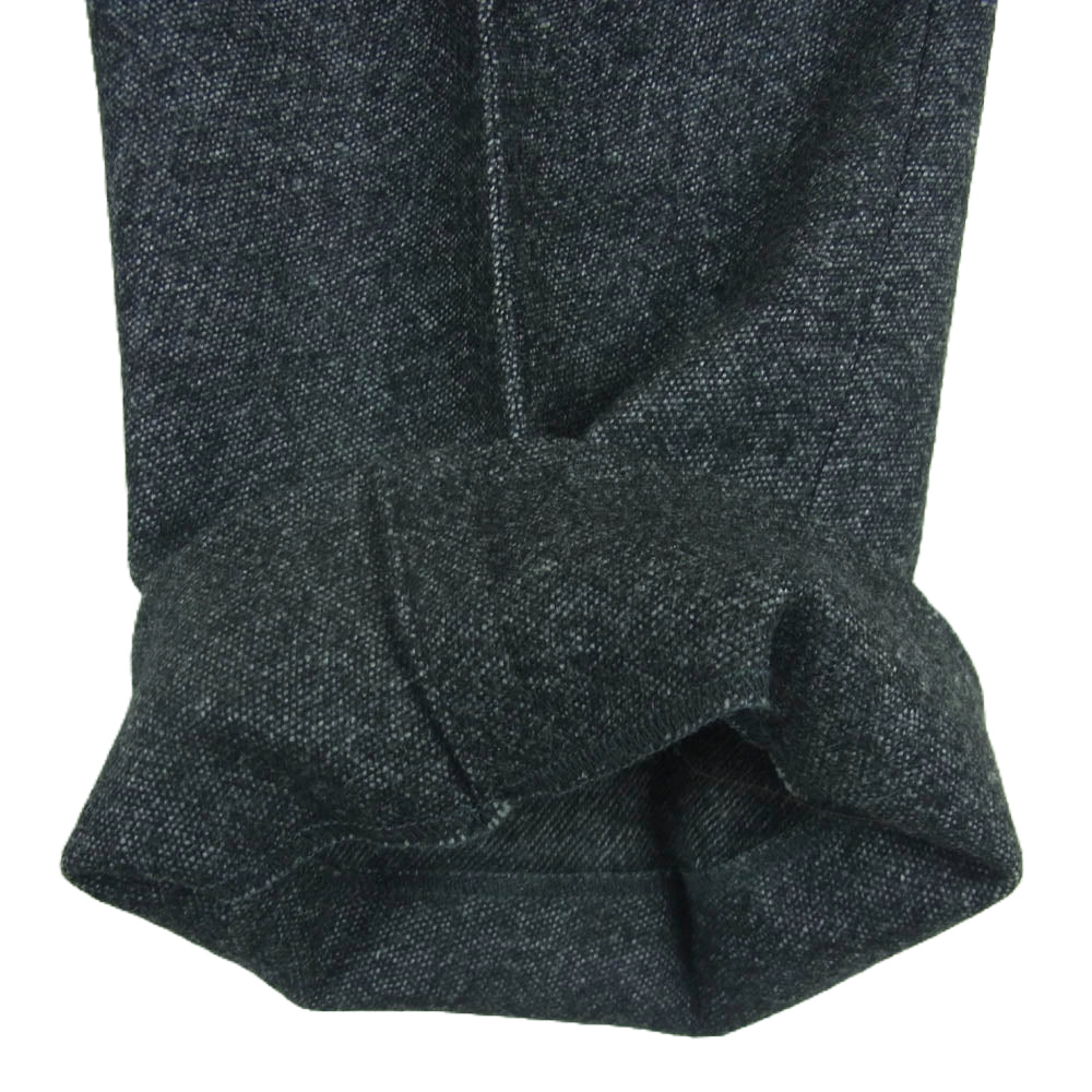 GUCCI グッチ 292768 カシミア混 ウール パンツ イタリア製 グレー系 ブラック系 36【中古】