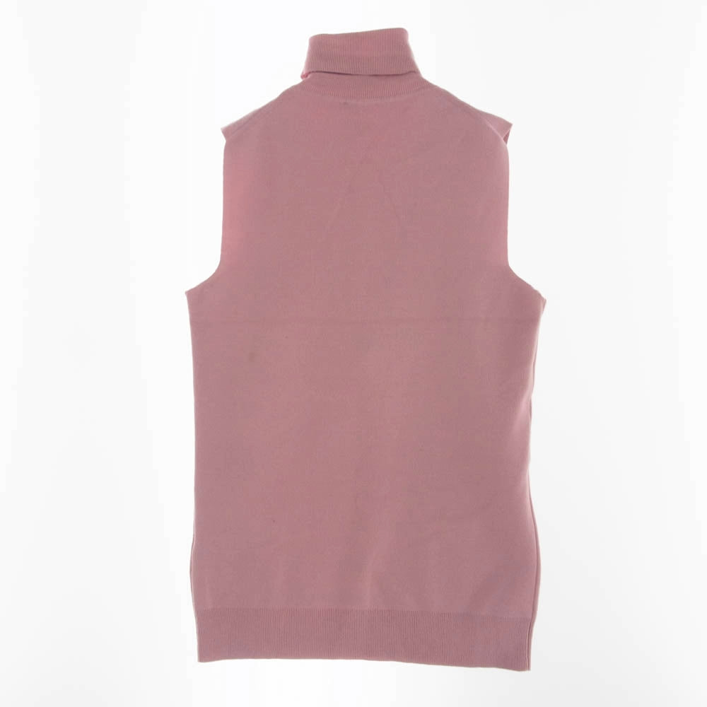 GUCCI グッチ 363852 ウール インターロッキング ノースリーブ ハイネック カットソー ピンク系 XXS【中古】