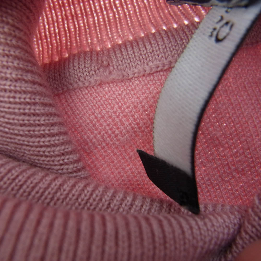 GUCCI グッチ 363852 ウール インターロッキング ノースリーブ ハイネック カットソー ピンク系 XXS【中古】