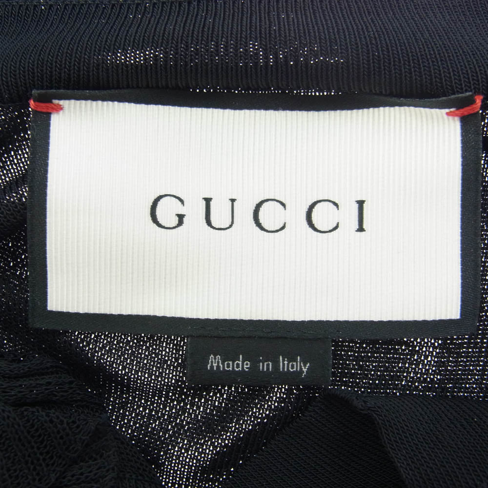 GUCCI グッチ 411309 GGパール ノースリーブニット カットソー ブラック系【中古】