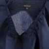 GUCCI グッチ 300585 シルク100% ブラウス シャツ ブルー系 36【中古】