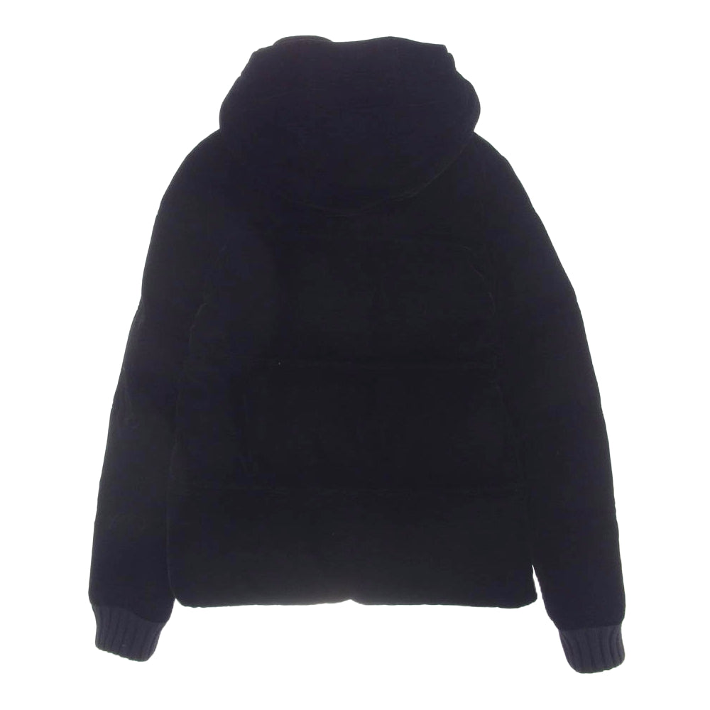 GUCCI グッチ 297651 シルク混 レーヨン ダウン ジャケット ブラック系 36【中古】