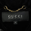 GUCCI グッチ 297651 シルク混 レーヨン ダウン ジャケット ブラック系 36【中古】