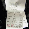 GUCCI グッチ 297651 シルク混 レーヨン ダウン ジャケット ブラック系 36【中古】