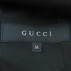 GUCCI グッチ 354789 シルク混 コットン ストライプ テーラード ジャケット ブラック系【中古】
