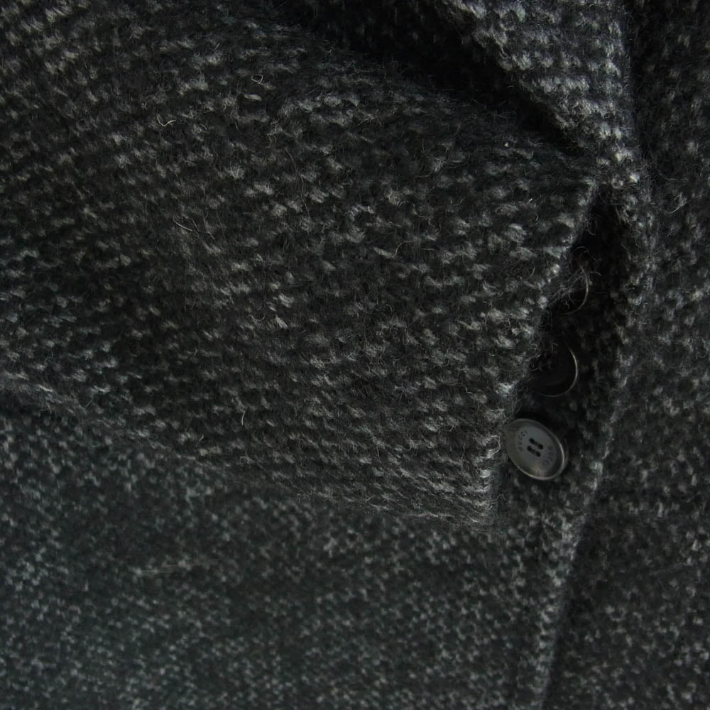 GUCCI グッチ 297076 アルパカ混 ウール コート ブラック系 36【中古】