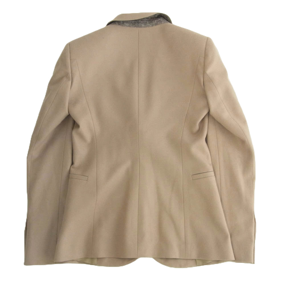 GUCCI グッチ 297161292855 カシミア混 ウール パンツ スーツ ジャケット セットアップ ベージュ系 上：38　下：36【中古】