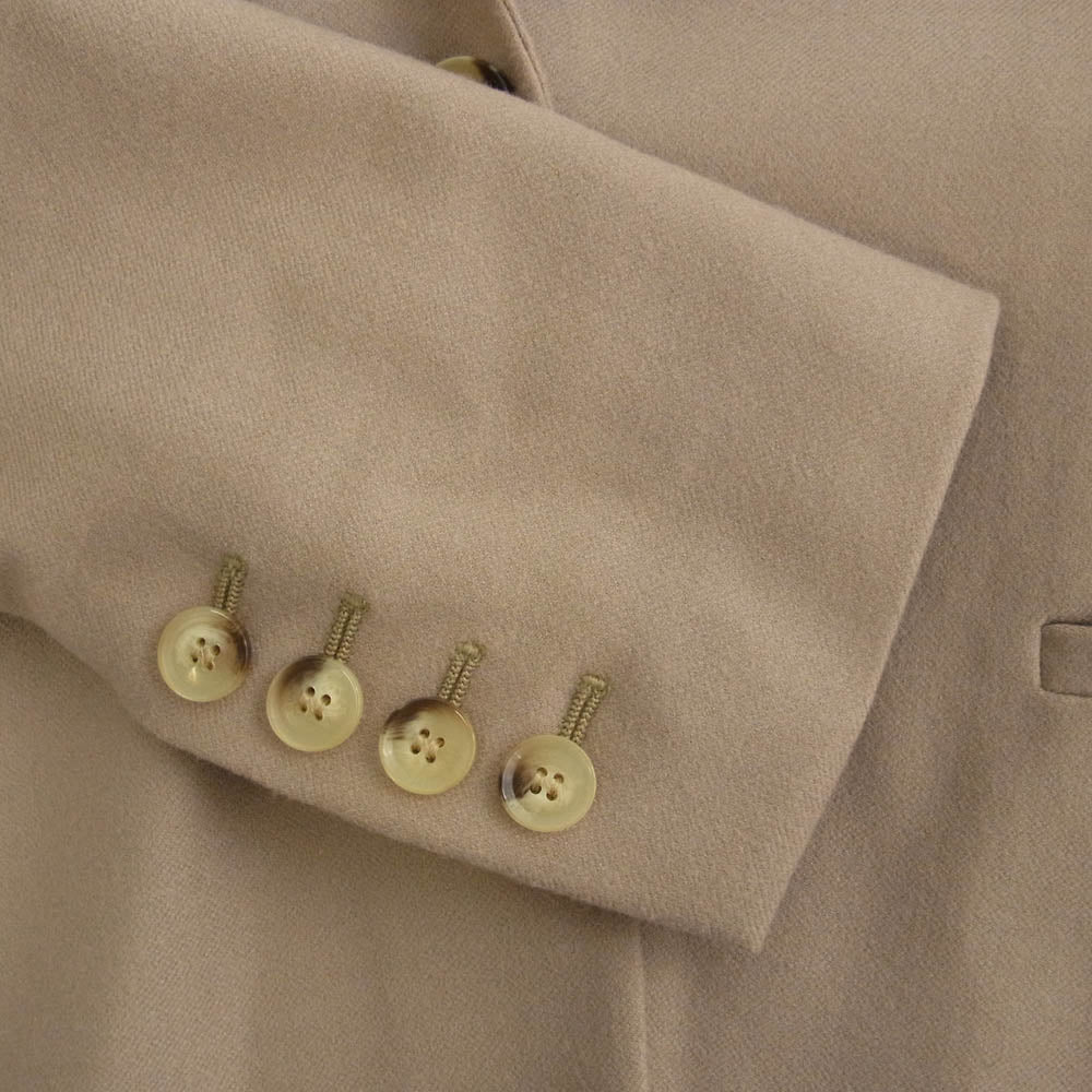 GUCCI グッチ 297161292855 カシミア混 ウール パンツ スーツ ジャケット セットアップ ベージュ系 上：38　下：36【中古】