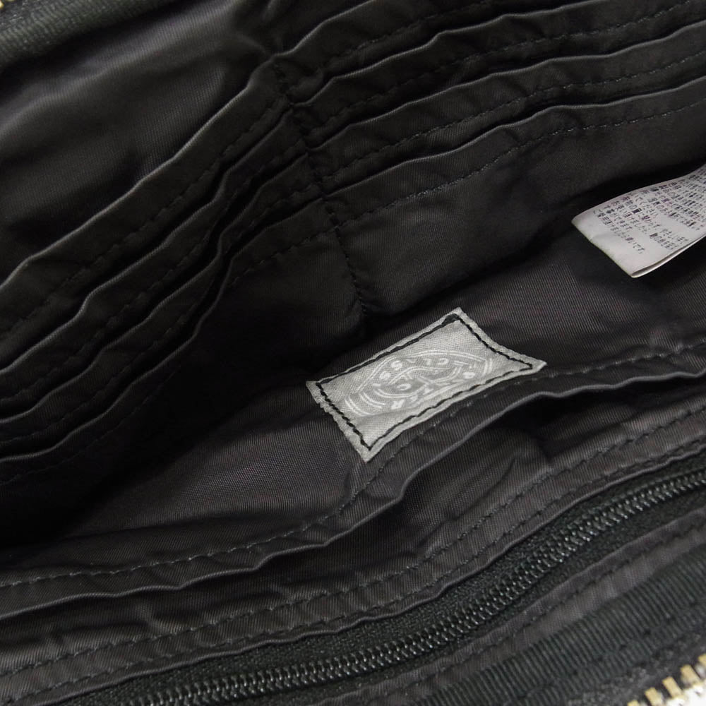 PORTER CLASSIC ポータークラシック PC-015-803-10-08 SUPER NYLON WALLET POUCH スーパーナイロン ウォレットポーチ ショルダーバッグ ブラック系 F【中古】