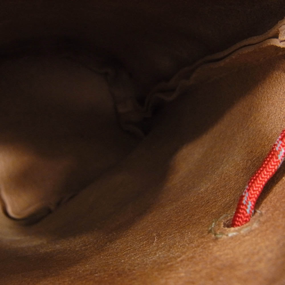 PORTER CLASSIC ポータークラシック 23SS GROK LEATHER POUCH W HEART SILVER グロックレザー ポーチ ウィズ ハートシルバー ブラウン系 F【中古】