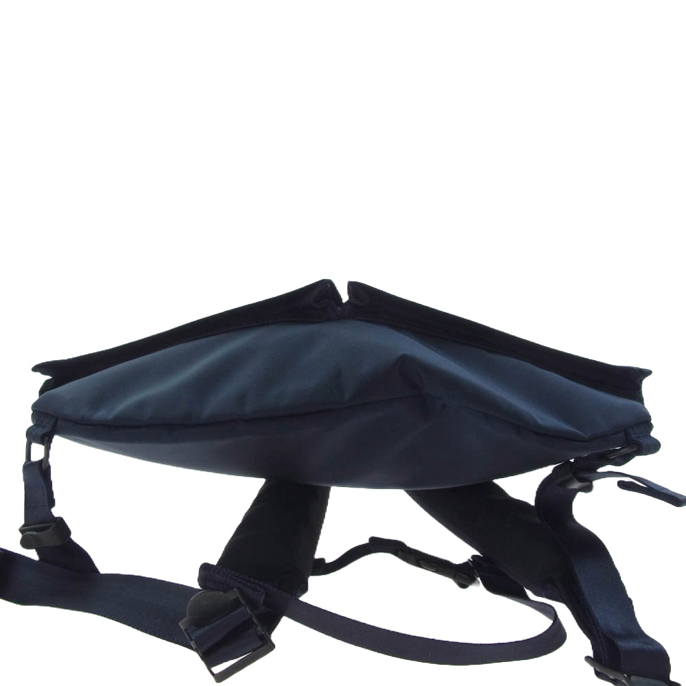 PORTER CLASSIC ポータークラシック PC-050-2093-41-08 × muatsu NEWTON RECYCLE NYLON HELMET CASE RUCKSACK ムアツ ニュートン リサイクル ナイロン ヘルメット ケース  リュックサック バックパック バッグ ネイビー系【美品】【中古】