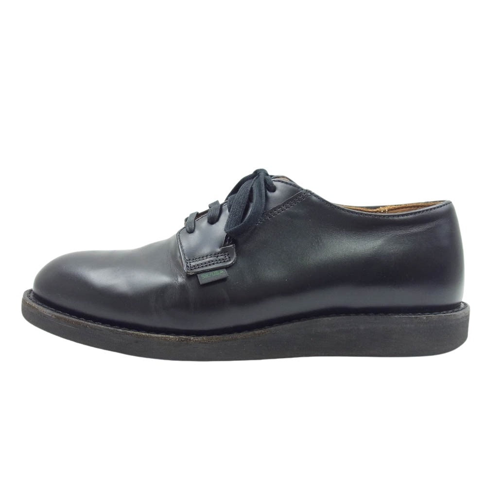 RED WING レッドウィング 101 (D) POSTMAN OXFORD ポストマン オックスフォード レザー シューズ ブラック系 USA9【中古】