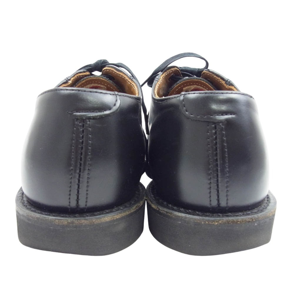 RED WING レッドウィング 101 (D) POSTMAN OXFORD ポストマン オックスフォード レザー シューズ ブラック系 USA9【中古】