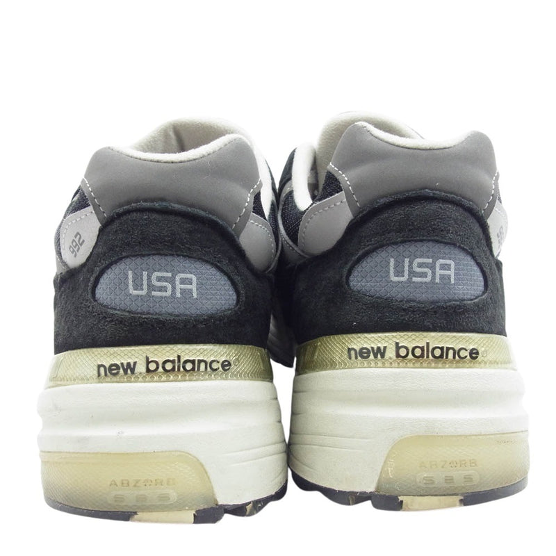 NEW BALANCE ニューバランス M992EB M992EB MADE IN USA ローカット スニーカー ブラック系 27.5cm【中古】