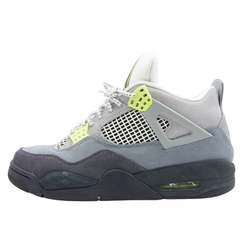 NIKE AIR JORDAN ナイキ ジョーダン CT5342-007 AIR JORDAN 4 RETRO LE NEON AJ4 エアジョーダン レトロ ネオン スニーカー グレー系 26.5cm【中古】