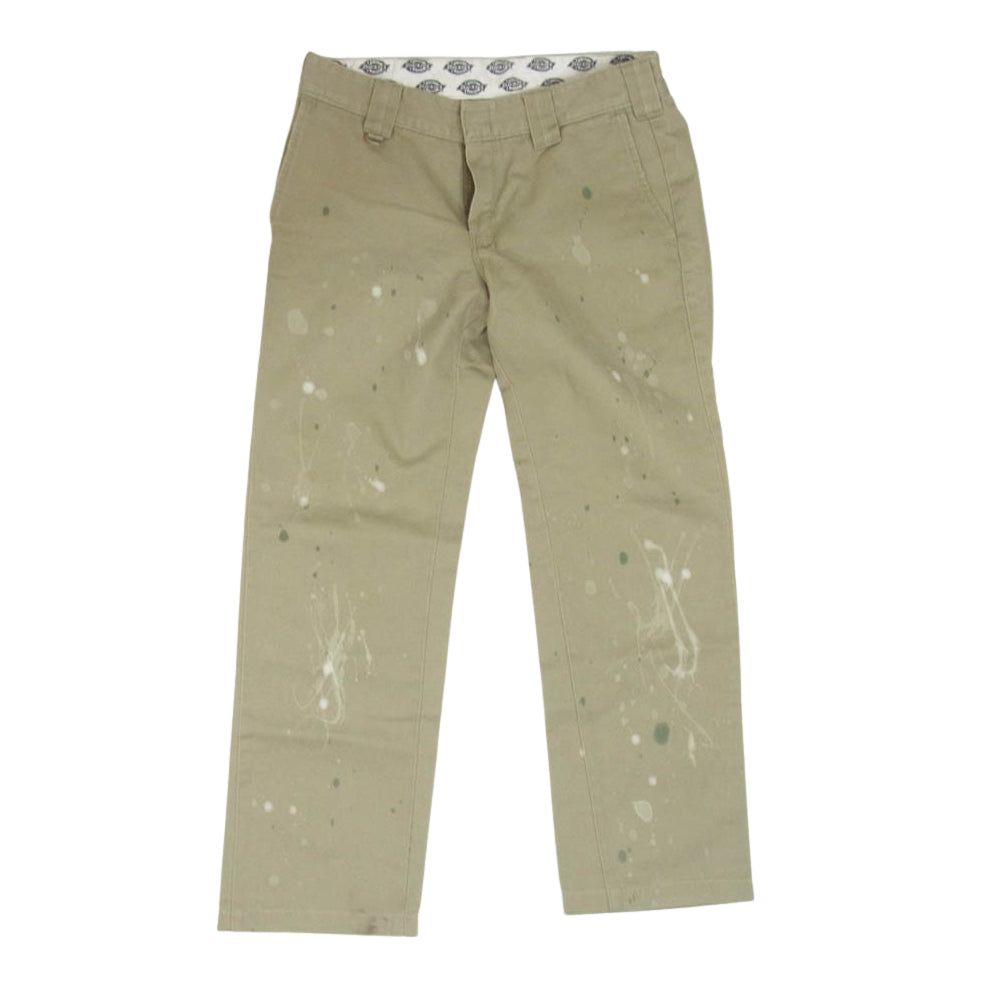 SOPHNET. ソフネット SOPH-100129 Dickies 874 LOWRIZE PAINTED CHINO PANT ディッキーズ ペイント加工 チノパンツ ブラウン系 30【中古】