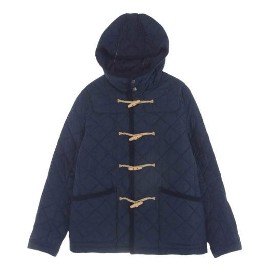 SOPHNET. ソフネット SOPH-123017 12AW QUILTING DUFFLE BLOUSON キルティング ダッフル フード ジャケット ネイビー系 M【中古】