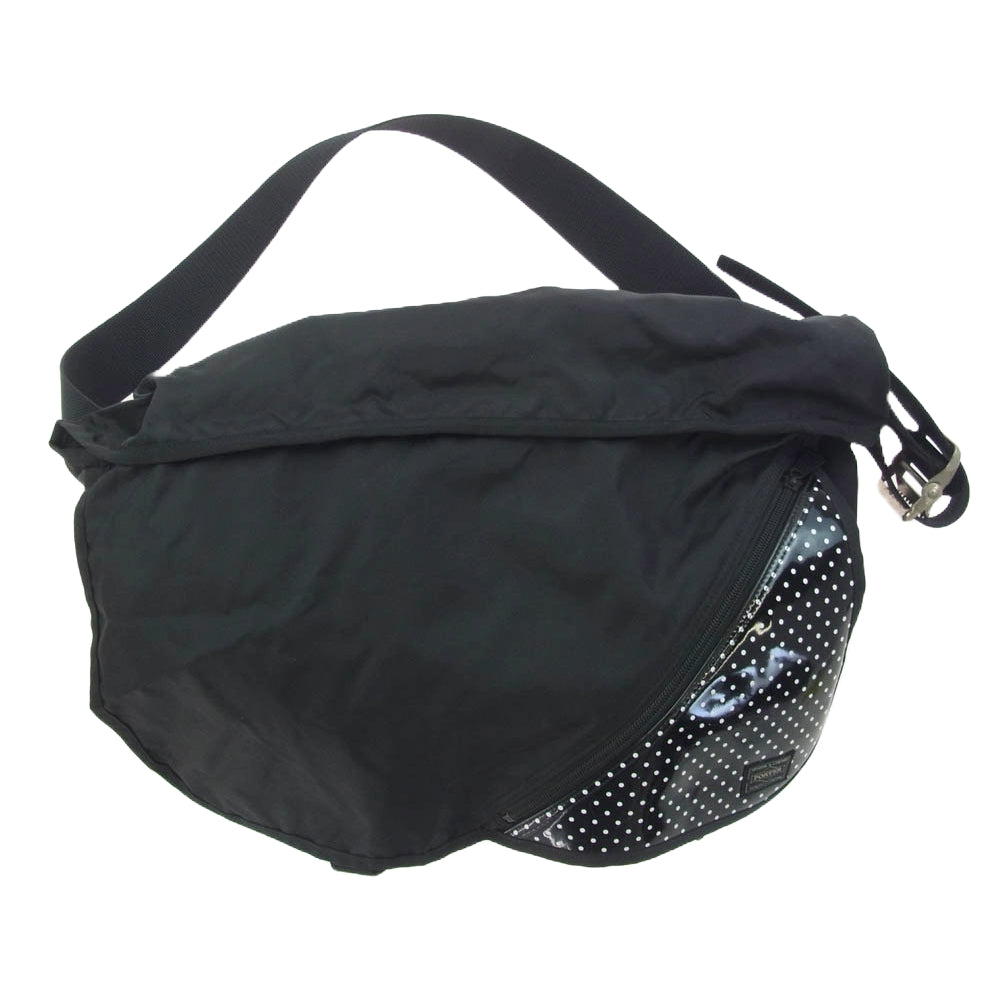 PORTER ポーター 703-07966 ドット メッセンジャー ショルダーバッグ ブラック系【中古】