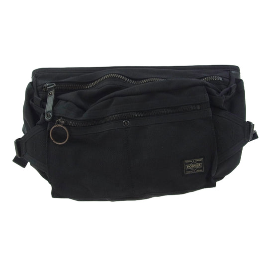 PORTER ポーター 703-07966 HEAT WAIST BAG ヒート ウエストバッグ ブラック系【中古】