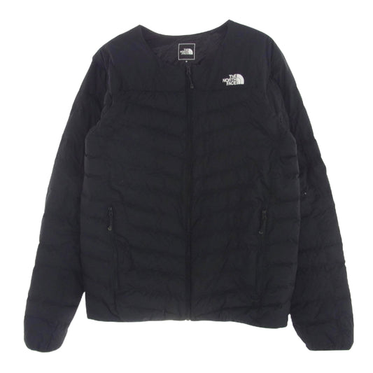 THE NORTH FACE ノースフェイス NY32013 サンダーラウンドネックジャケット ダウン カーディガン ブラック系 M【中古】