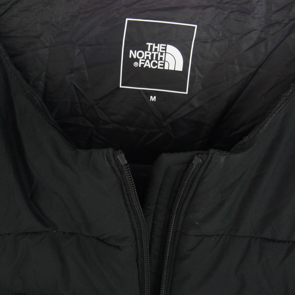 THE NORTH FACE ノースフェイス NY32013 サンダーラウンドネックジャケット ダウン カーディガン ブラック系 M【中古】