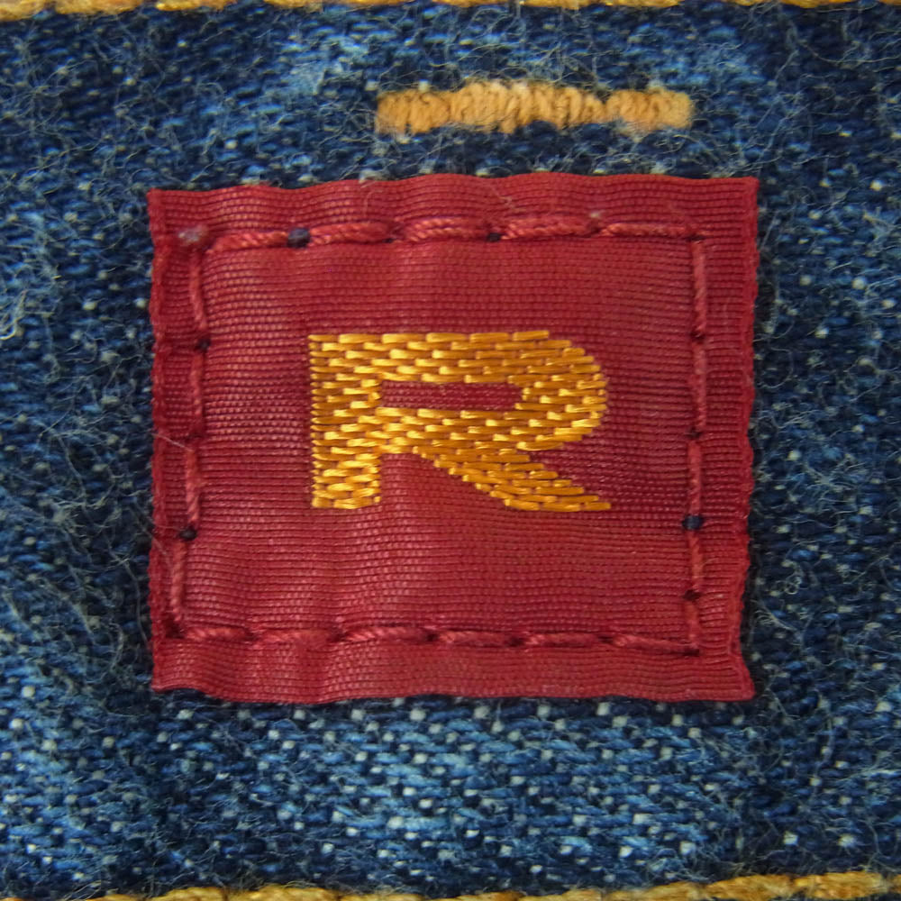 RESOLUTE リゾルト 710 セルビッジ テーパード ストレート デニム パンツ インディゴブルー系 W34 L30【中古】