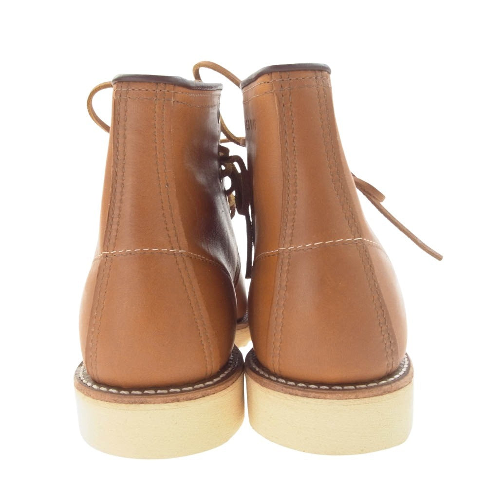 RED WING レッドウィング 9875 アイリッシュセッター 6インチモック ゴールドラセット セコイア ブーツ ライトブラウン系 US8.5E【極上美品】【中古】