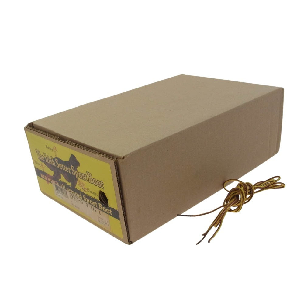 RED WING レッドウィング 9875 アイリッシュセッター 6インチモック ゴールドラセット セコイア ブーツ ライトブラウン系 US8.5E【極上美品】【中古】