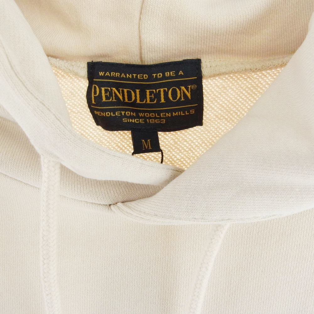 PENDLETON ペンドルトン 3475-3007 ネイティブ柄 スウェット フーディ パーカー オフホワイト系 M【新古品】【未使用】【中古】