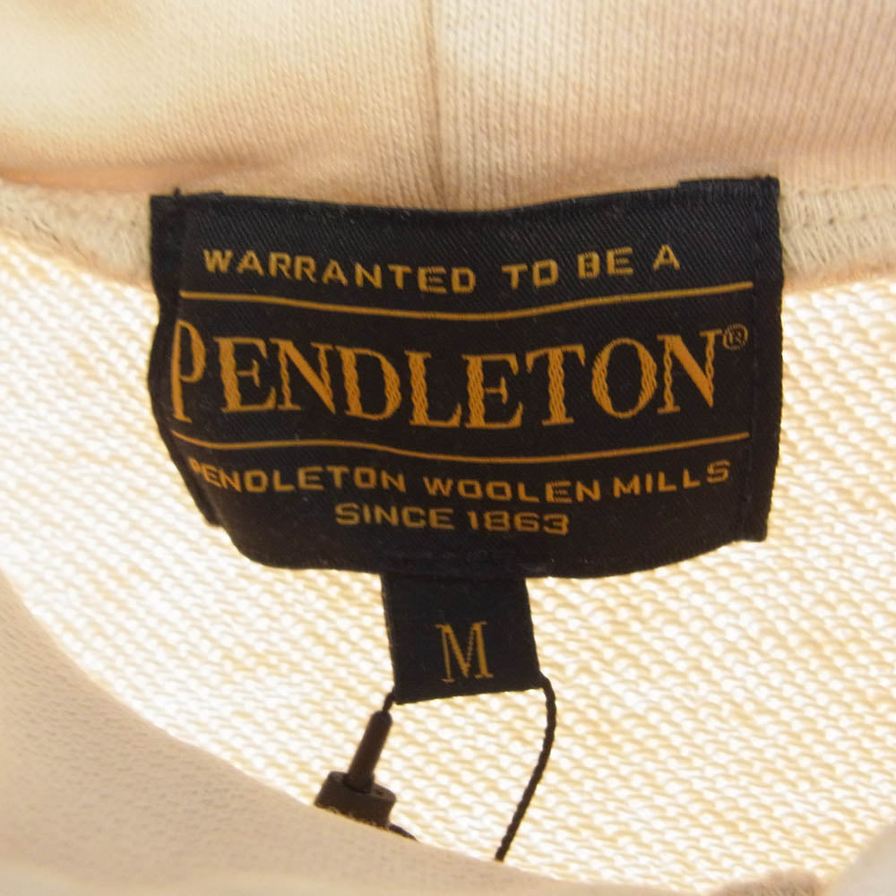 PENDLETON ペンドルトン 3475-3007 ネイティブ柄 スウェット フーディ パーカー オフホワイト系 M【新古品】【未使用】【中古】